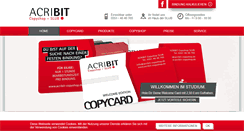 Desktop Screenshot of acribit-copyshop.de
